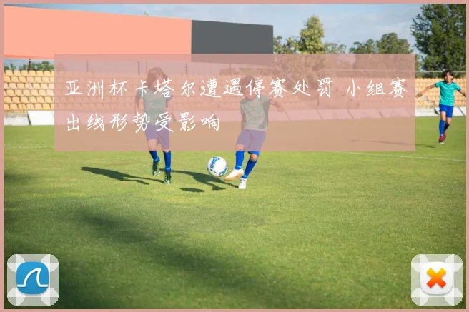 亚洲杯卡塔尔遭遇停赛处罚 小组赛出线形势受影响