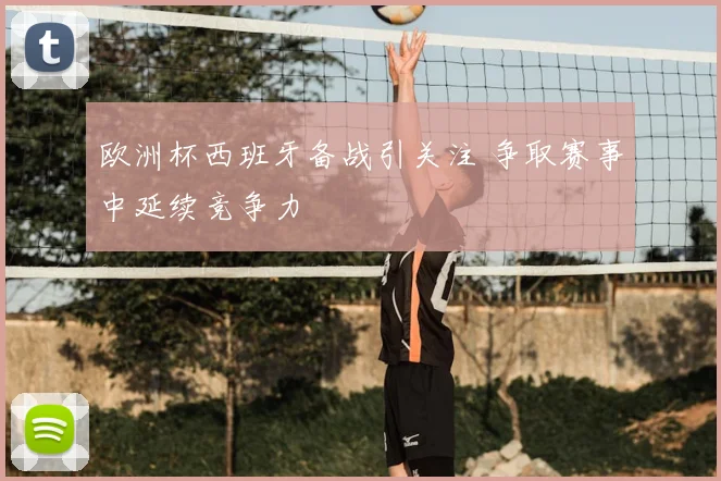 欧洲杯西班牙备战引关注 争取赛事中延续竞争力